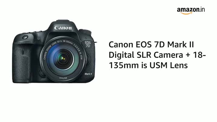 Buy Canon EOS 7D Mark II Digital SLR Camera + 18-135mm is USM Lens